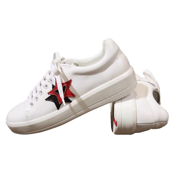 2019 spring and autumn men and women fashion small white shoes casual shoes man woman flat sneakers leather size 35-41, Black
2019 spring and autumn men and women fashion small white shoes casual shoes man woman flat sneakers leather size 35-41, Black