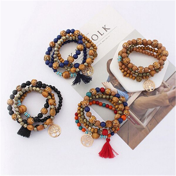 4pcs/set designer fashion multilayer crystal beads leave tassel bracelets & bangles pulseras mujer jewelry for women gift, Black
4pcs/set designer fashion multilayer crystal beads leave tassel bracelets & bangles pulseras mujer jewelry for women gift, Black