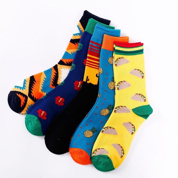 men's socks colorful women men crew cotton sandwiches pineapple happy funny harajuku, Black
men's socks colorful women men crew cotton sandwiches pineapple happy funny harajuku, Black