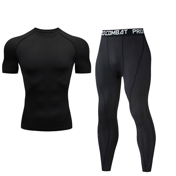 men's sports tights short sleeve pants compression clothes spring and summer running basketball training fitness clothes set, Gray
men's sports tights short sleeve pants compression clothes spring and summer running basketball training fitness clothes set, Gray