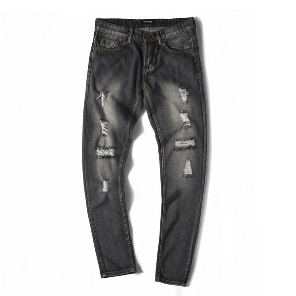 hole jeans men's spring and summer new european and american solid color old straight men's denim trousers x030, Blue
hole jeans men's spring and summer new european and american solid color old straight men's denim trousers x030, Blue