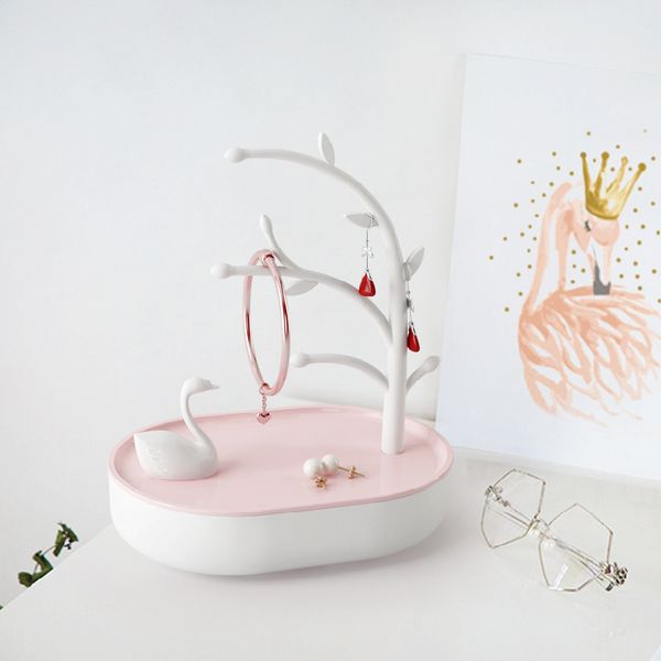 ddisplay abs swan lake pink jewelry display personalized bracelet white storage organizer glamour little girls earrings grey display holder, Black
ddisplay abs swan lake pink jewelry display personalized bracelet white storage organizer glamour little girls earrings grey display holder, Black