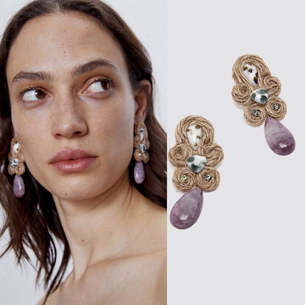 dvacaman 2020 newly trendy summer weave artificial gem jute earrings women boho stone stitching pendant earrings drop jewelry, Silver
dvacaman 2020 newly trendy summer weave artificial gem jute earrings women boho stone stitching pendant earrings drop jewelry, Silver