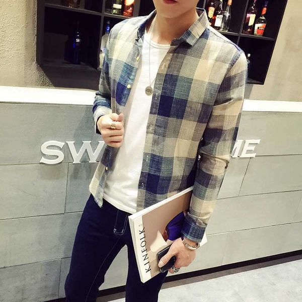 men's casual shirts retro plaid men shirt long sleeve fashion slim camisa jeans masculina mens 5xl us euopean style plus size, White;black
men's casual shirts retro plaid men shirt long sleeve fashion slim camisa jeans masculina mens 5xl us euopean style plus size, White;black