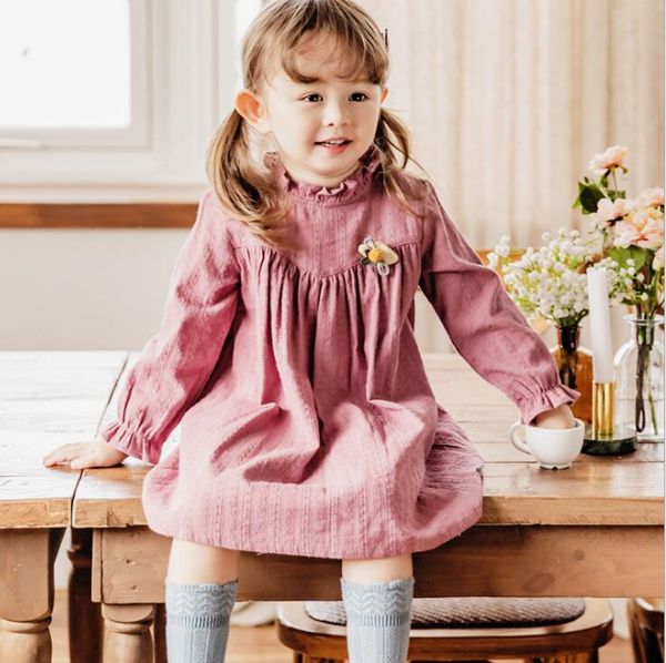 2020 korea style girls cotton linen dress ruffles spring girls dresses 2-7t py341, Red;yellow
2020 korea style girls cotton linen dress ruffles spring girls dresses 2-7t py341, Red;yellow