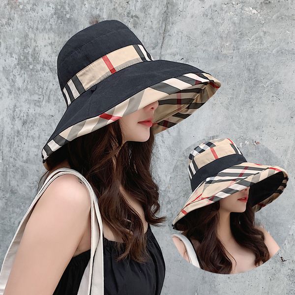 2020 summer fashion korean bucket hats big brim double-sided bucket hat women cotton grid sun hats caps elegant woman hat, Blue;gray
2020 summer fashion korean bucket hats big brim double-sided bucket hat women cotton grid sun hats caps elegant woman hat, Blue;gray