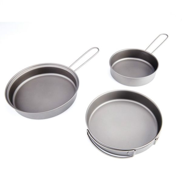 portable flat bottom titanium pan frying pan plate outdoor camping multifunctional lightweight titanium folding pan
portable flat bottom titanium pan frying pan plate outdoor camping multifunctional lightweight titanium folding pan