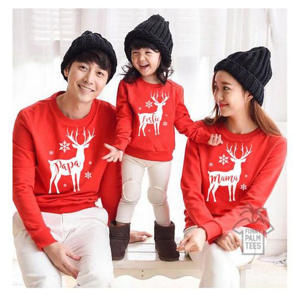 christmas family clothing xmas family matching outfit t-shirt daddy mother kid costume hoodies red cute snow deer sweatshirt, Blue
christmas family clothing xmas family matching outfit t-shirt daddy mother kid costume hoodies red cute snow deer sweatshirt, Blue