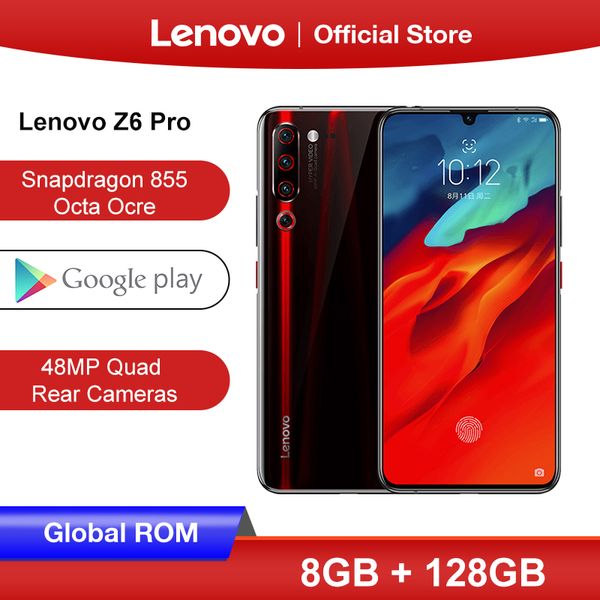 

Global ROM Lenovo Z6 Pro 8GB 128GB Snapdragon 855 окт Ядро Smartphone 6,39