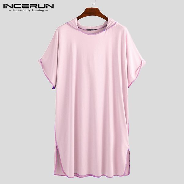 incerun 2019 men bathrobes hooded solid color vacation pullovers quick dry short sleeve robes women men beach bathrobes s-5xl, Black;brown
incerun 2019 men bathrobes hooded solid color vacation pullovers quick dry short sleeve robes women men beach bathrobes s-5xl, Black;brown