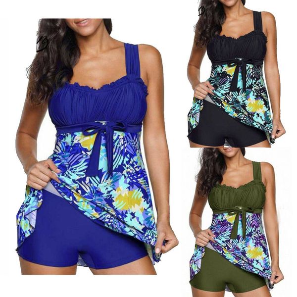 plus size women tankini pleated floral swimdress swimsuit beachwear female padded swimwear bikini set bathing suitl-3xl
plus size women tankini pleated floral swimdress swimsuit beachwear female padded swimwear bikini set bathing suitl-3xl