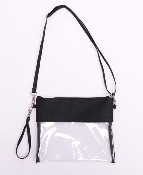 clear crossbody purse bag +patch for football stadium approved clear shoulder tote bag. stadium approved for sports events,concerts, Black 
clear crossbody purse bag +patch for football stadium approved clear shoulder tote bag. stadium approved for sports events,concerts, Black