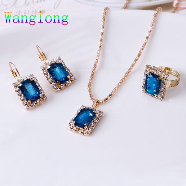 wanglong square korean version necklace earrings ring set of 3 wedding jewelry 10*14mm acrylic dubai jewelry sets for women, Silver
wanglong square korean version necklace earrings ring set of 3 wedding jewelry 10*14mm acrylic dubai jewelry sets for women, Silver
