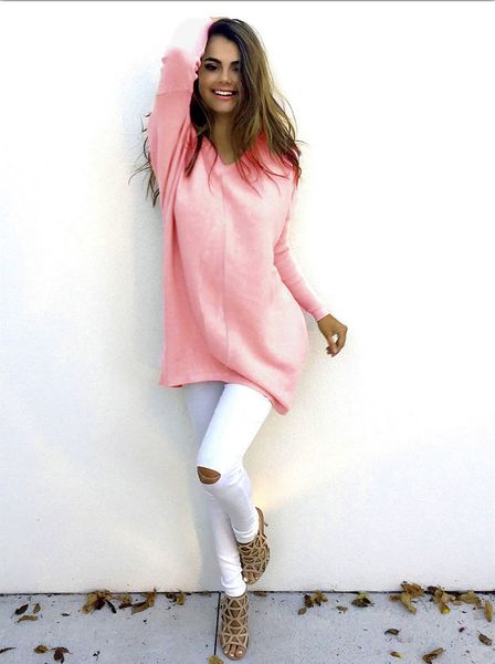 autumn winter wear european and american fashion v collar long sleeved women's sweater 0174#, White
autumn winter wear european and american fashion v collar long sleeved women's sweater 0174#, White