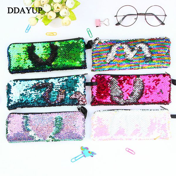 colorful reversible sequin pencil case school supplies stationery gift cute pencil box pencilcase school tools cases
colorful reversible sequin pencil case school supplies stationery gift cute pencil box pencilcase school tools cases
