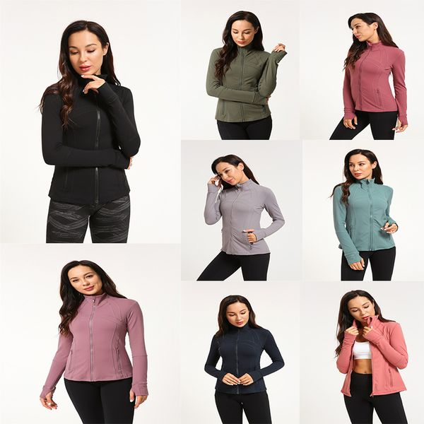 lu-1961 womens yoga jackets girls ladies casual yoga outfits sportswear running exercise fitness wear outer long sleeve, White;red
lu-1961 womens yoga jackets girls ladies casual yoga outfits sportswear running exercise fitness wear outer long sleeve, White;red