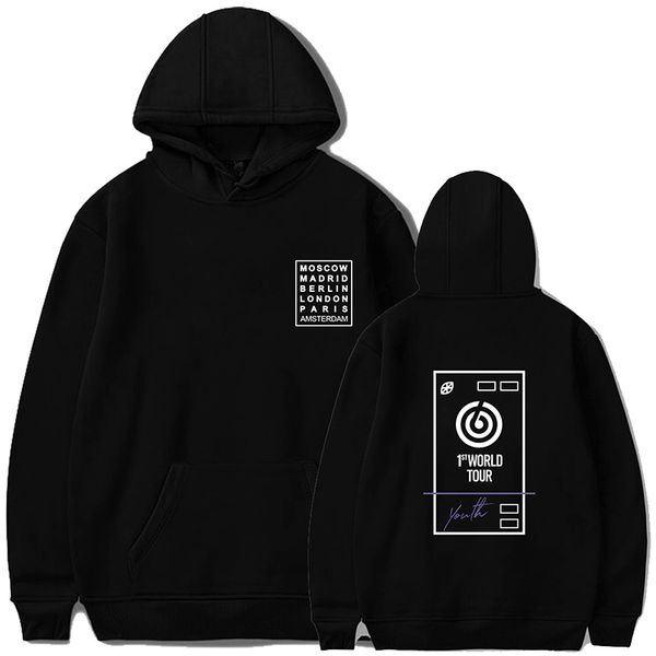 day6 youth in europe concert related products should aid celebrity style hoodie women's hoodie, Black
day6 youth in europe concert related products should aid celebrity style hoodie women's hoodie, Black