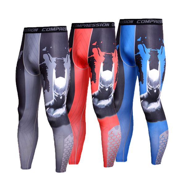 3d mens joggers compression pants running tights jogging pants men fitness clothing sports leggings men gym yoga trousers, Black;blue 
3d mens joggers compression pants running tights jogging pants men fitness clothing sports leggings men gym yoga trousers, Black;blue