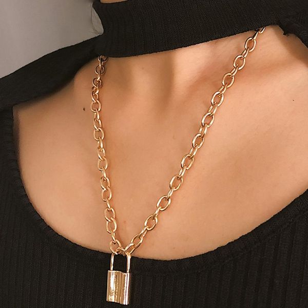 ожерелье punk gold lock ожерелье gothic metal link chain long для женщин модного padlock choker ювелирных изделий, Silver
ожерелье punk gold lock ожерелье gothic metal link chain long для женщин модного padlock choker ювелирных изделий, Silver