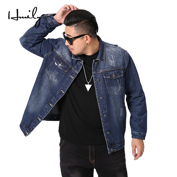 hmily men denim jacket men's casual jeans outerwear man cotton denim jackets deep blue spring autumn clothes big size, Black;brown
hmily men denim jacket men's casual jeans outerwear man cotton denim jackets deep blue spring autumn clothes big size, Black;brown