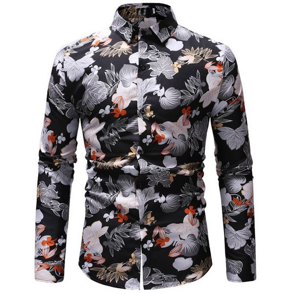 men's summer beach hawaiian shirt 2019 brand long-sleeved plus size and color shirt men's casual resort dress camisas 23 color, White;black
men's summer beach hawaiian shirt 2019 brand long-sleeved plus size and color shirt men's casual resort dress camisas 23 color, White;black