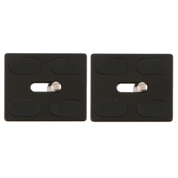 2x arca swiss style quick release plate for p and video recordings black 
2x arca swiss style quick release plate for p and video recordings black