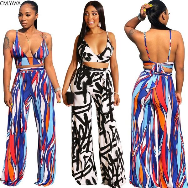 new women colorful wave stripes print crop loose pants suit two piece set fashion club party night tracksuit outfit glf119, White
new women colorful wave stripes print crop loose pants suit two piece set fashion club party night tracksuit outfit glf119, White
