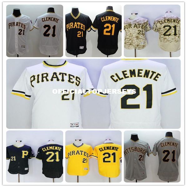 2019 mens #21 roberto clemente 100% stitched flexbase retro jerseys color gray white yellow black 01, Black;blue
2019 mens #21 roberto clemente 100% stitched flexbase retro jerseys color gray white yellow black 01, Black;blue