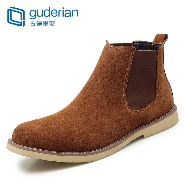 new men boots cow suede man boots shoes british style leather ankle autumn winter men shoes botas hombre cuero, Black
new men boots cow suede man boots shoes british style leather ankle autumn winter men shoes botas hombre cuero, Black