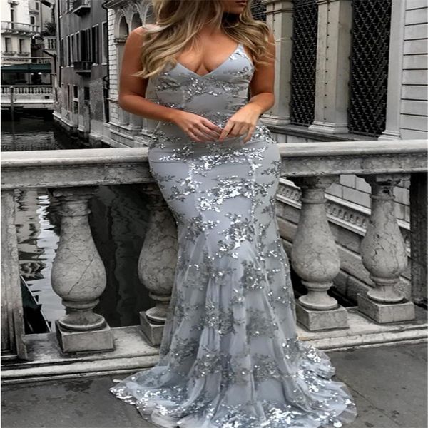 new women graceful long dress slip straped vneck lace silver print belt party ball gown cocktail dancingparty mermaid dress, Black;gray
new women graceful long dress slip straped vneck lace silver print belt party ball gown cocktail dancingparty mermaid dress, Black;gray