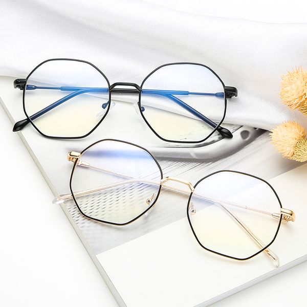 polygon anti blue light sunglasses women hexagon small metal frame round eyewear classic blocking gaming blue ray clear glasses, White;black
polygon anti blue light sunglasses women hexagon small metal frame round eyewear classic blocking gaming blue ray clear glasses, White;black