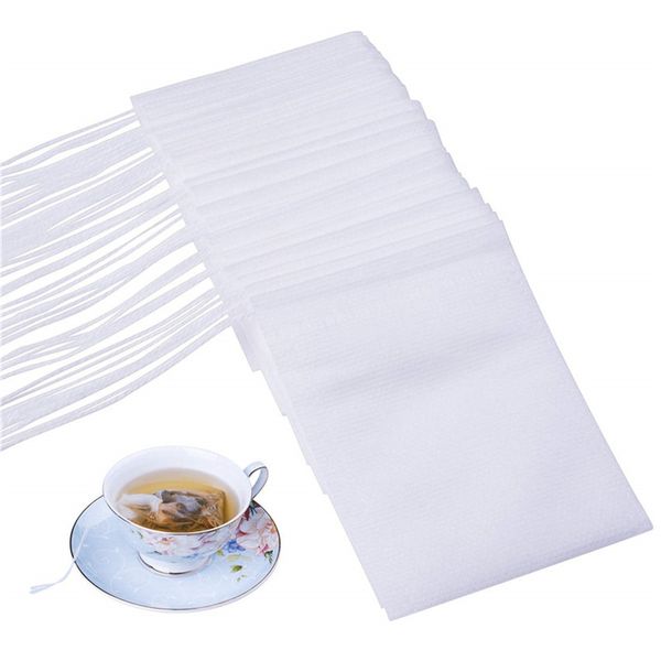 100pcs lot tea strainers filter bags disposable non woven empty tea bags with string drawstring bag for tea
100pcs lot tea strainers filter bags disposable non woven empty tea bags with string drawstring bag for tea