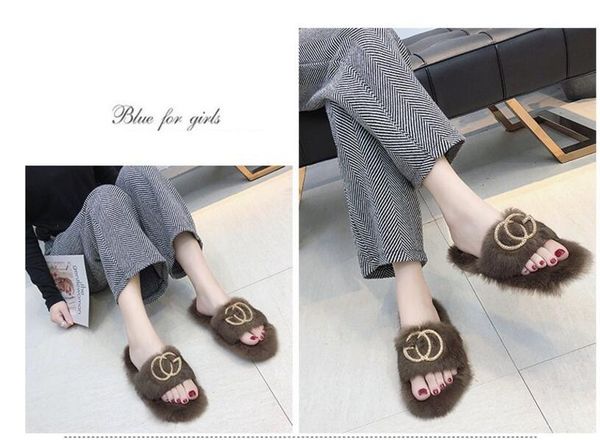 designer- shoes fashion ladies flip flops casual fluffy faux fur plush slippers shoes, Black
designer- shoes fashion ladies flip flops casual fluffy faux fur plush slippers shoes, Black
