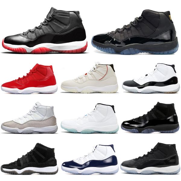 fashion jumpman 11 bred 2019 11s men women basketball shoes concord metallic silver cap and gown mens trainers sports sneakers size 5.5-13
fashion jumpman 11 bred 2019 11s men women basketball shoes concord metallic silver cap and gown mens trainers sports sneakers size 5.5-13
