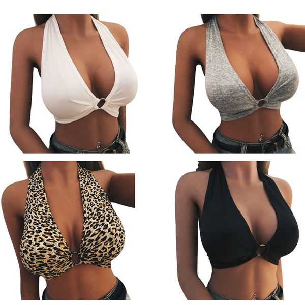 women plunging deep v-neck bralette halter wide strap leopard backless crop metal ring ruched push up bustier clubwear, Red;black
women plunging deep v-neck bralette halter wide strap leopard backless crop metal ring ruched push up bustier clubwear, Red;black