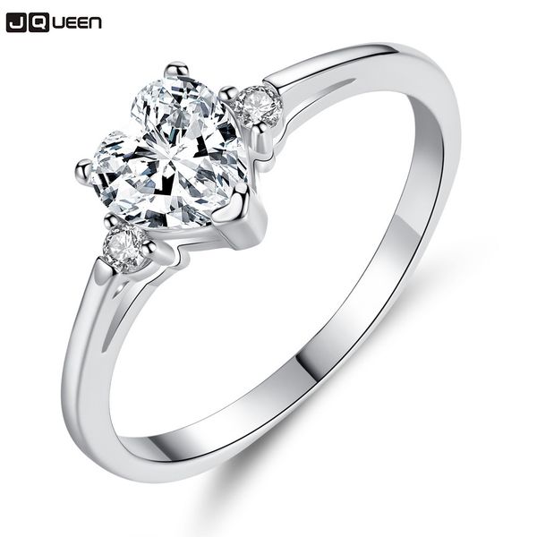 heart-shaped zircon ring wedding white gold-plated romantic ring simple creative peach heart women rings jewelry bijouterie, Silver
heart-shaped zircon ring wedding white gold-plated romantic ring simple creative peach heart women rings jewelry bijouterie, Silver