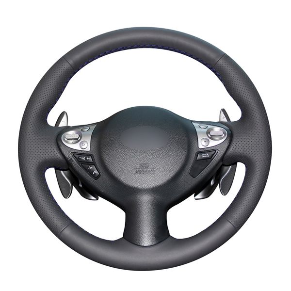 black pu artificial leather car steering wheel covers for infiniti fx fx35 fx37 fx50 qx70 2014-2018 nissan juke maxima sentra sv
black pu artificial leather car steering wheel covers for infiniti fx fx35 fx37 fx50 qx70 2014-2018 nissan juke maxima sentra sv