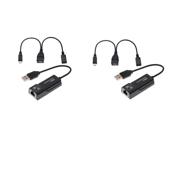 2x lan ethernet adapter for (fire stick 2nd gen, fire tv gen 3rd) plus usb adapter, for most tv streaming devices
2x lan ethernet adapter for (fire stick 2nd gen, fire tv gen 3rd) plus usb adapter, for most tv streaming devices