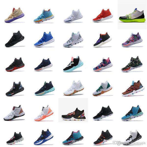mens kyrie 5 basketball shoes black gold blue team red green easter bhm orange kyries irving sports sneakers tennis with box size 7 12
mens kyrie 5 basketball shoes black gold blue team red green easter bhm orange kyries irving sports sneakers tennis with box size 7 12