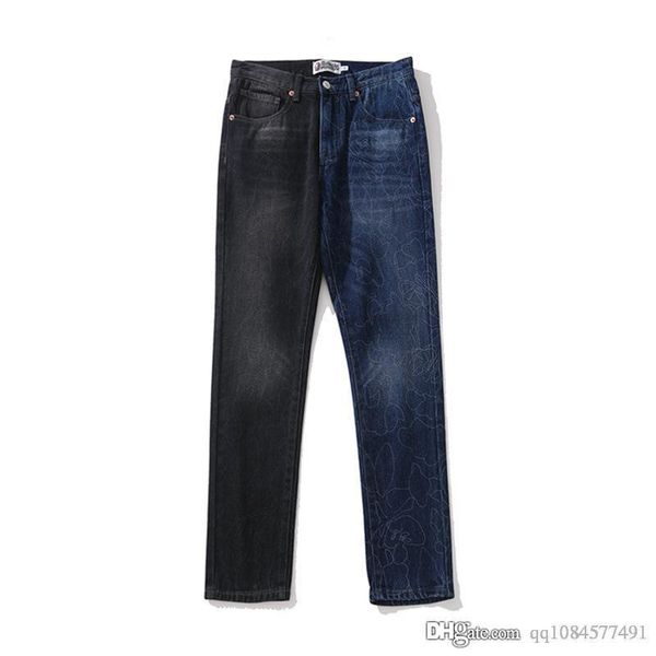 2019 new color matching washed lines black blue color matching washed jeans casual trousers designer jeans
2019 new color matching washed lines black blue color matching washed jeans casual trousers designer jeans