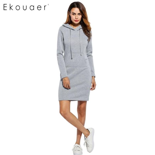 ekouaer women fashion dress drawstring hooded fleeces dress sweatshirt plus size dresses long sleeve autumn winter vestidos, Black;gray
ekouaer women fashion dress drawstring hooded fleeces dress sweatshirt plus size dresses long sleeve autumn winter vestidos, Black;gray