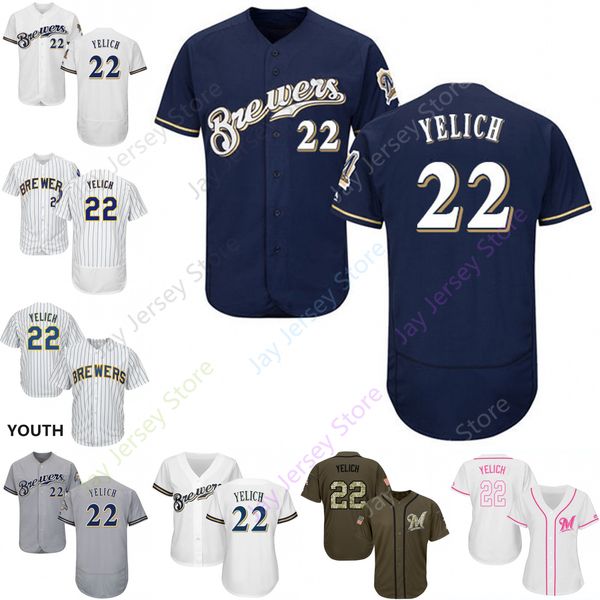 2019 Milwaukee 22 Christian Yelich Jersey Brewers Jerseys Cool Base Flexbase Home Away White Black Red Grey Pullover Button Men Women Youth
2019 Milwaukee 22 Christian Yelich Jersey Brewers Jerseys Cool Base Flexbase Home Away White Black Red Grey Pullover Button Men Women Youth