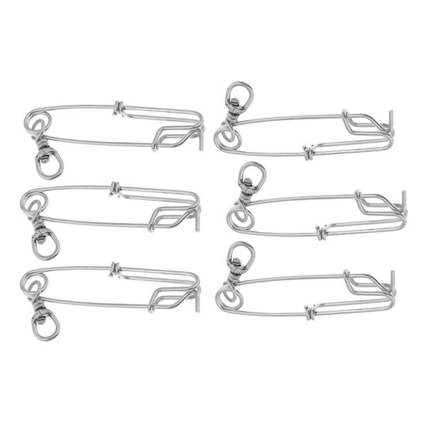 6pcs long line clip snap stainless steel sea fishing connectors
6pcs long line clip snap stainless steel sea fishing connectors