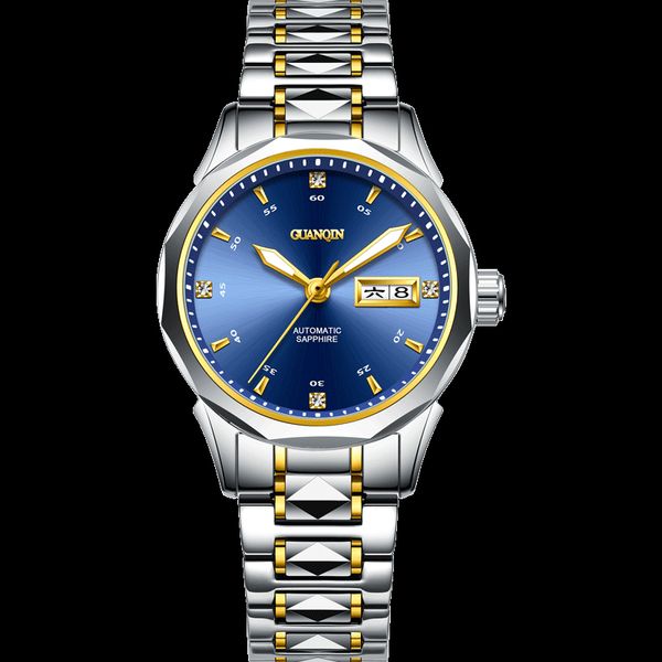 guanqin gj16065 automatic mechanical watches waterproof watch female fashion new diamond tungsten steel watches luminous ms, Slivery;brown
guanqin gj16065 automatic mechanical watches waterproof watch female fashion new diamond tungsten steel watches luminous ms, Slivery;brown