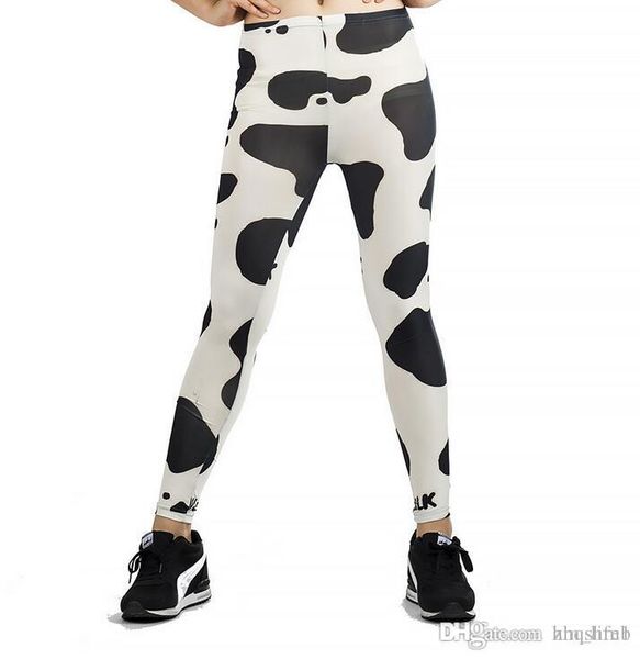women yoga trousers pants tights trousers female high waist dance active leggings cow print skinny silm motion fitness, Black;white
women yoga trousers pants tights trousers female high waist dance active leggings cow print skinny silm motion fitness, Black;white