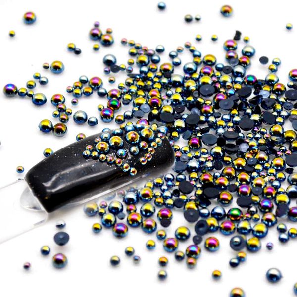 mix rhinestones for nails chameleon black ave pearls for nails stones on the nail pearls mix mjz0101, Silver;gold
mix rhinestones for nails chameleon black ave pearls for nails stones on the nail pearls mix mjz0101, Silver;gold