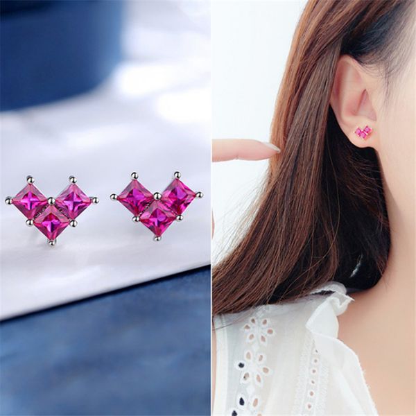 korean version of studs earrings purple stones and crystals heart cube things for girls 925 silver summer earrings, Golden;silver
korean version of studs earrings purple stones and crystals heart cube things for girls 925 silver summer earrings, Golden;silver