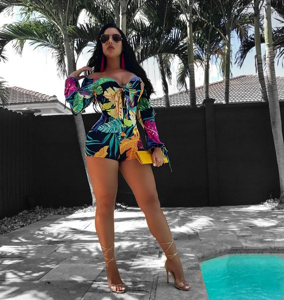 Autumn Winter Colorized Printed Fitting Short Jumpsuits Fashion Casual Woman Slash Neck Long Sleeve Bow Lace-Up Playsuit 3271
Autumn Winter Colorized Printed Fitting Short Jumpsuits Fashion Casual Woman Slash Neck Long Sleeve Bow Lace-Up Playsuit 3271