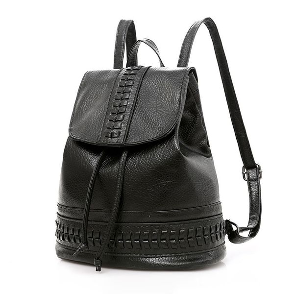black pu leather school girl backpack leisure student schoolbag double shoulder travel carrier back pack rucksack bags 7-15
black pu leather school girl backpack leisure student schoolbag double shoulder travel carrier back pack rucksack bags 7-15