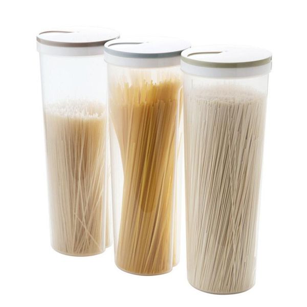 kitchen multifunction plastic food storage spaghetti noodles container box for grain cereal oatmeal nuts beans pasta tools
kitchen multifunction plastic food storage spaghetti noodles container box for grain cereal oatmeal nuts beans pasta tools